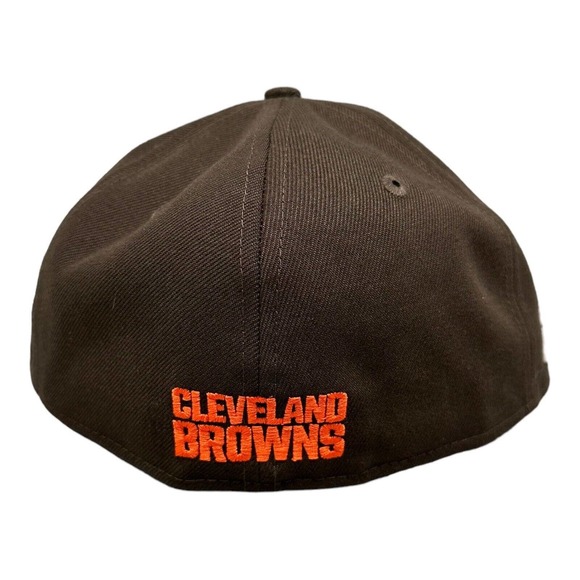 New Era Cleveland Browns 59Fifty 100th Anniversary Patch Men's Sz 7-1/2 - Picture 4 of 6